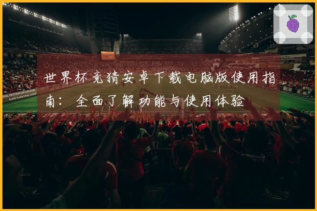 世界杯竞猜安卓下载电脑版使用指南：全面了解功能与使用体验